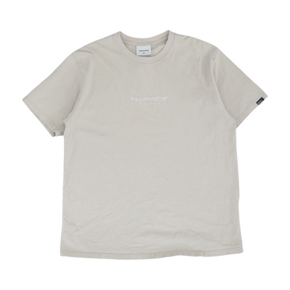 Beige Solid T-Shirt