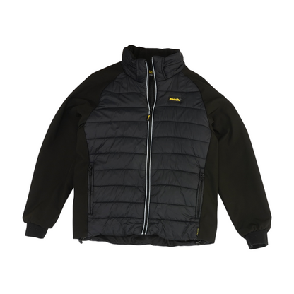 Black Solid Active Jacket