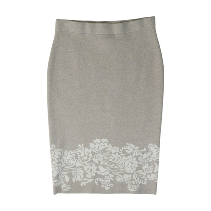 Gray Midi Skirt