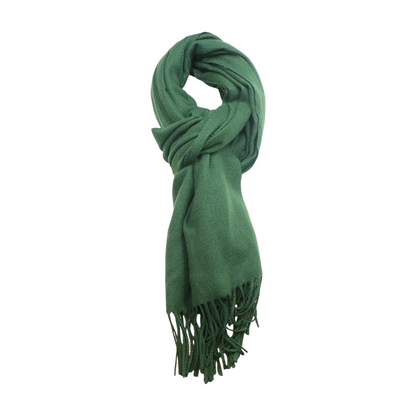 Green Wool Scarf