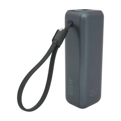 25K 165W Retracatable Cable Power Bank