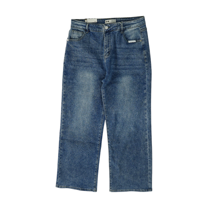 Blue Wide Leg Jeans