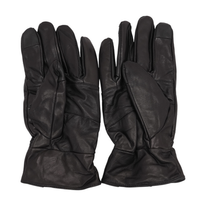 Black Leather Gloves