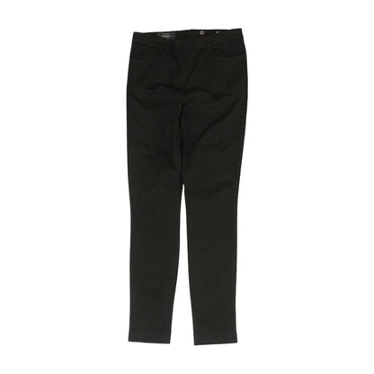 Black Solid Pants