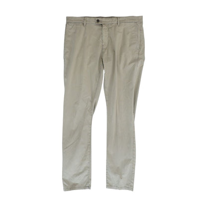 Khaki Solid Chino Pants