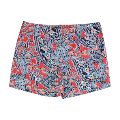 Red Paisley Chino Shorts