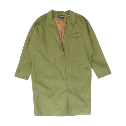 vintage Olive Point of View Coat
