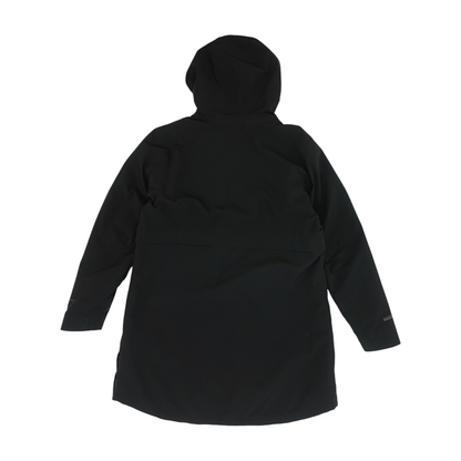 Black Solid Rain Jacket