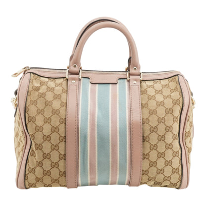 GG Canvas Boston Bag