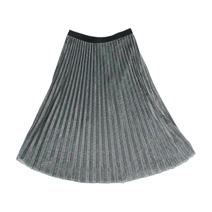 Silver Midi Skirt
