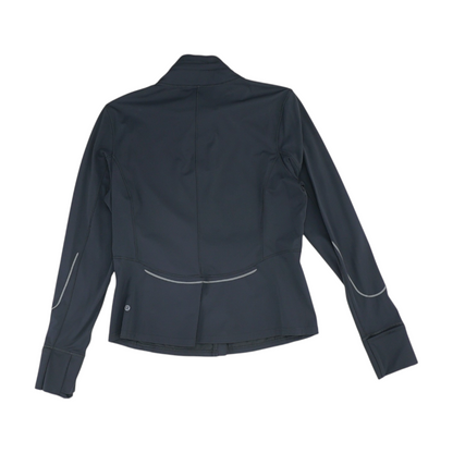 Black Solid Active Jacket