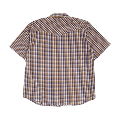 Multi Plaid Short Sleeve Button Down