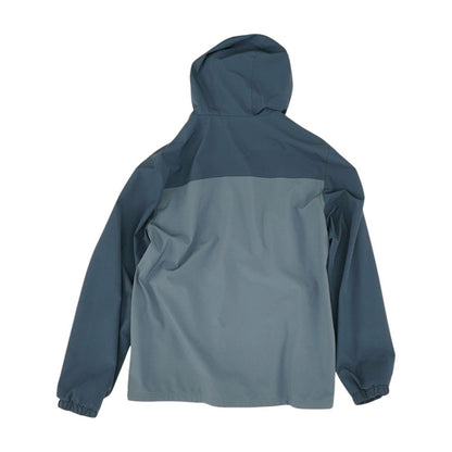 Blue Color Block Jacket