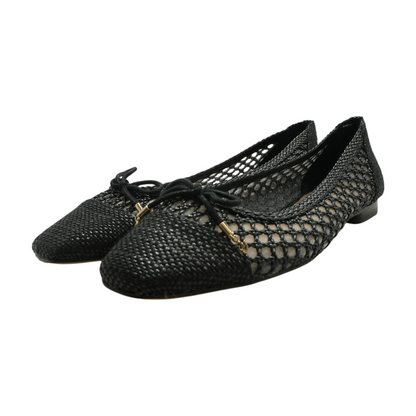 Black Slip-On Flats