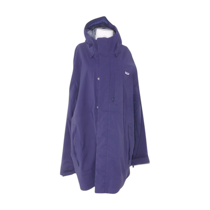 Navy Solid Rain Jacket