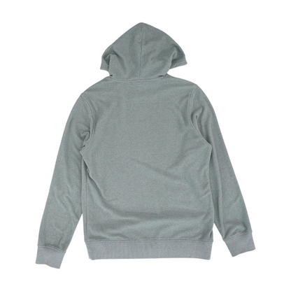 Gray Solid Hoodie Pullover