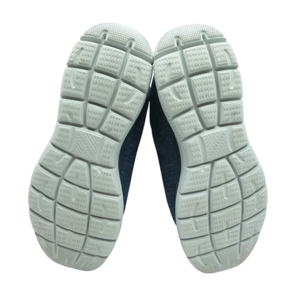 Navy Low-Top Athletic Shoes