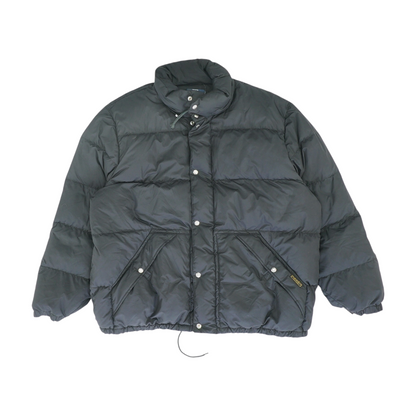 Black Big & Tall Solid Coat