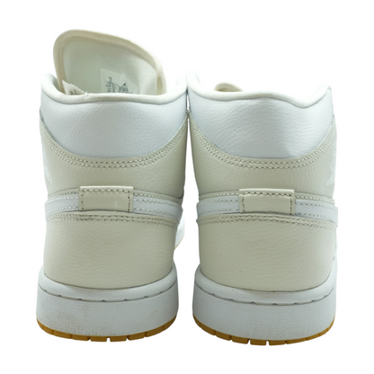 Jordan 1 Mid Phantom Gum High-Top Athletic Shoes