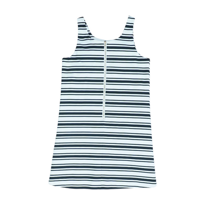 White Striped Dress