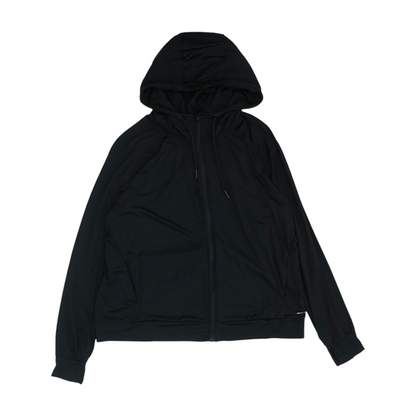 Black Solid Active Jacket