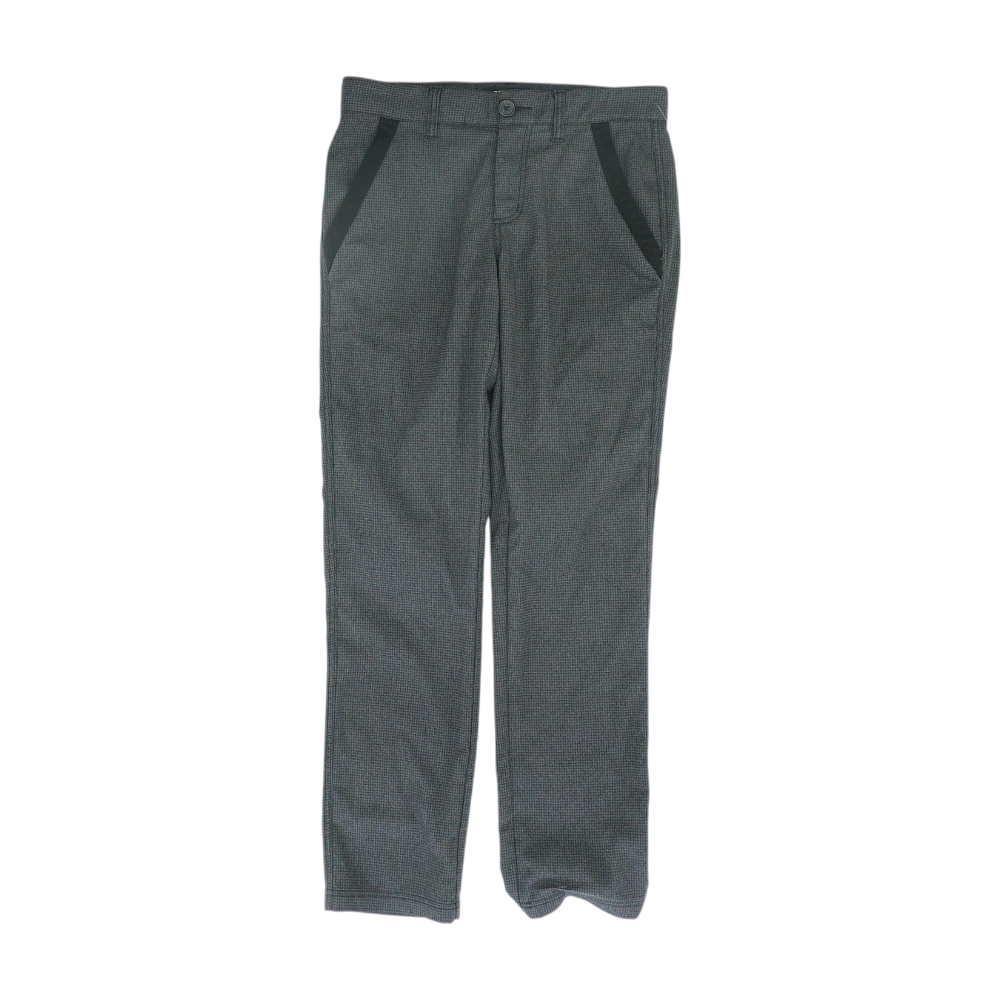 Gray Check Regular Pants