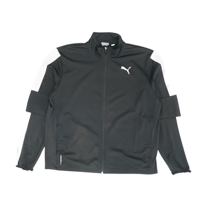Black Solid Active Jacket