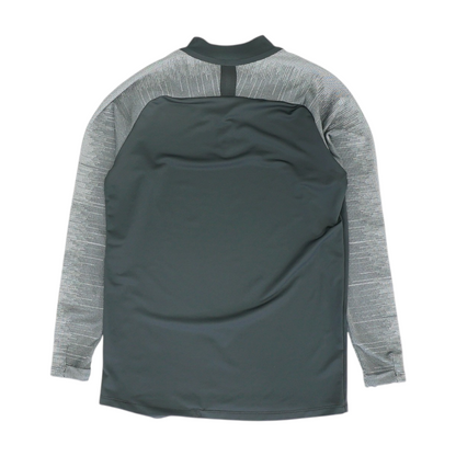 Black Color Block 1/4 Zip Pullover