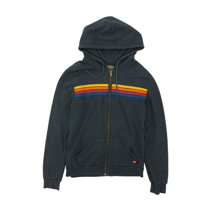 Navy Striped Active Jacket