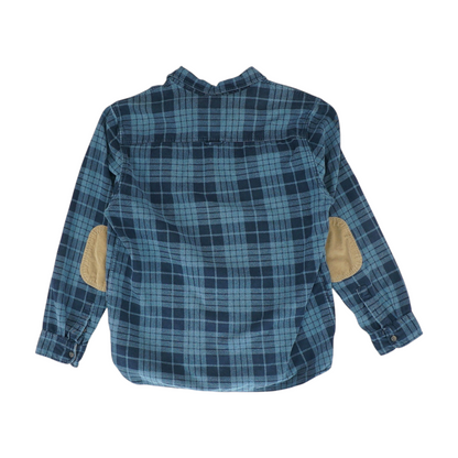 Blue Plaid Flannel Button Down