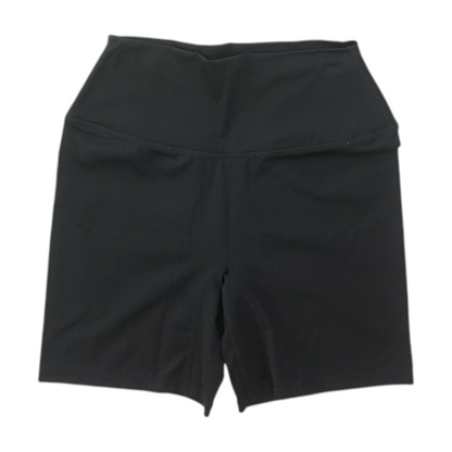 Black Solid Active Shorts