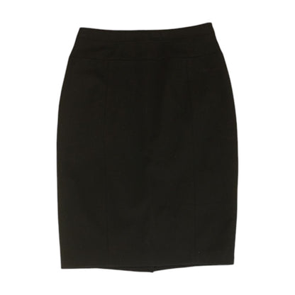 Black Solid Mini Skirt