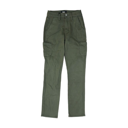 Green High Rise Skinny Leg Jeans