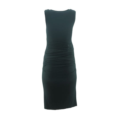Black Midi Maternity Dress