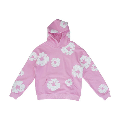 Pink Graphic Hoodie Pullover