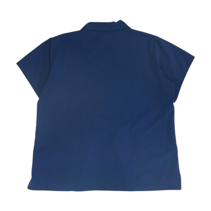 Navy Plus Scrub Top