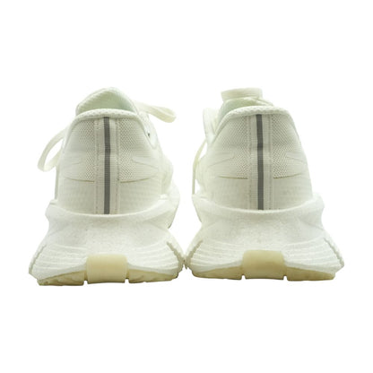 Reecycled White Low Top Athletic Shoes