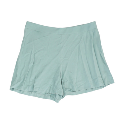 Blue Solid Chino Shorts