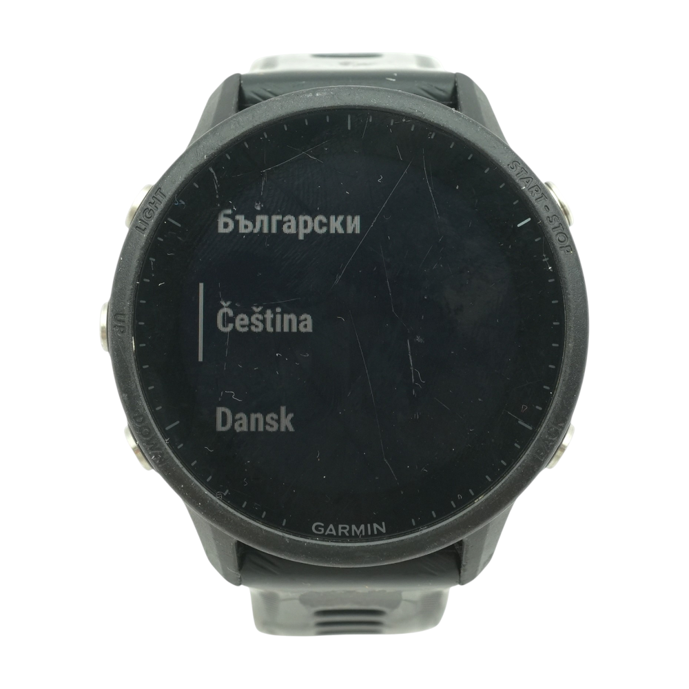 46mm Forerunner 955 Black Smartwatch Black Band One Size