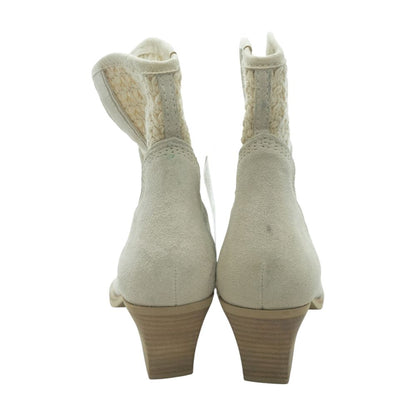 Beige Ankle Boots