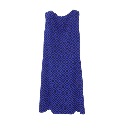 Navy Plus Polka Dot Midi Dress
