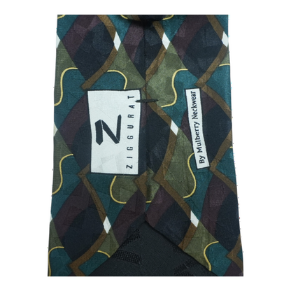 Vintage Multi Abstract Neck Tie