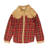 Red Plaid Flannel Button Down