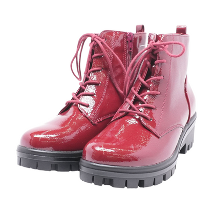 Red Ankle Boots