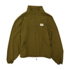 Green Solid 1/4 Zip Pullover