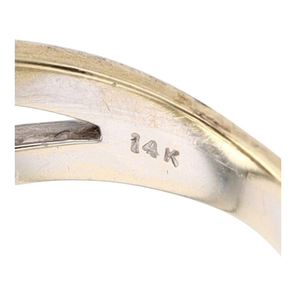 5/8 ctw 14K Two-Tone Gold Diamond Band Ring