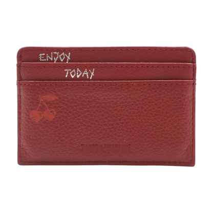 Red Lv Pass Cherry Cardholder