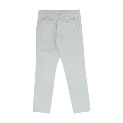 Beige Straight Pants