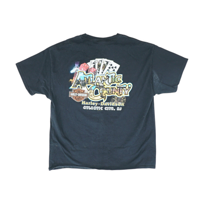 Vintage Black Solid T-Shirt