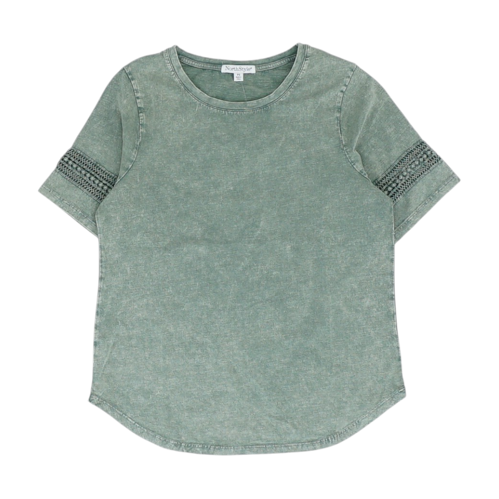 North Style Green Petite Blouse – Image 1